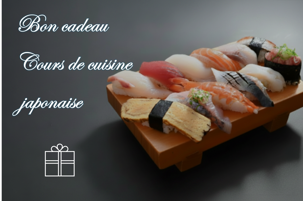 Bon cadeau – Cours de cuisine japonaise