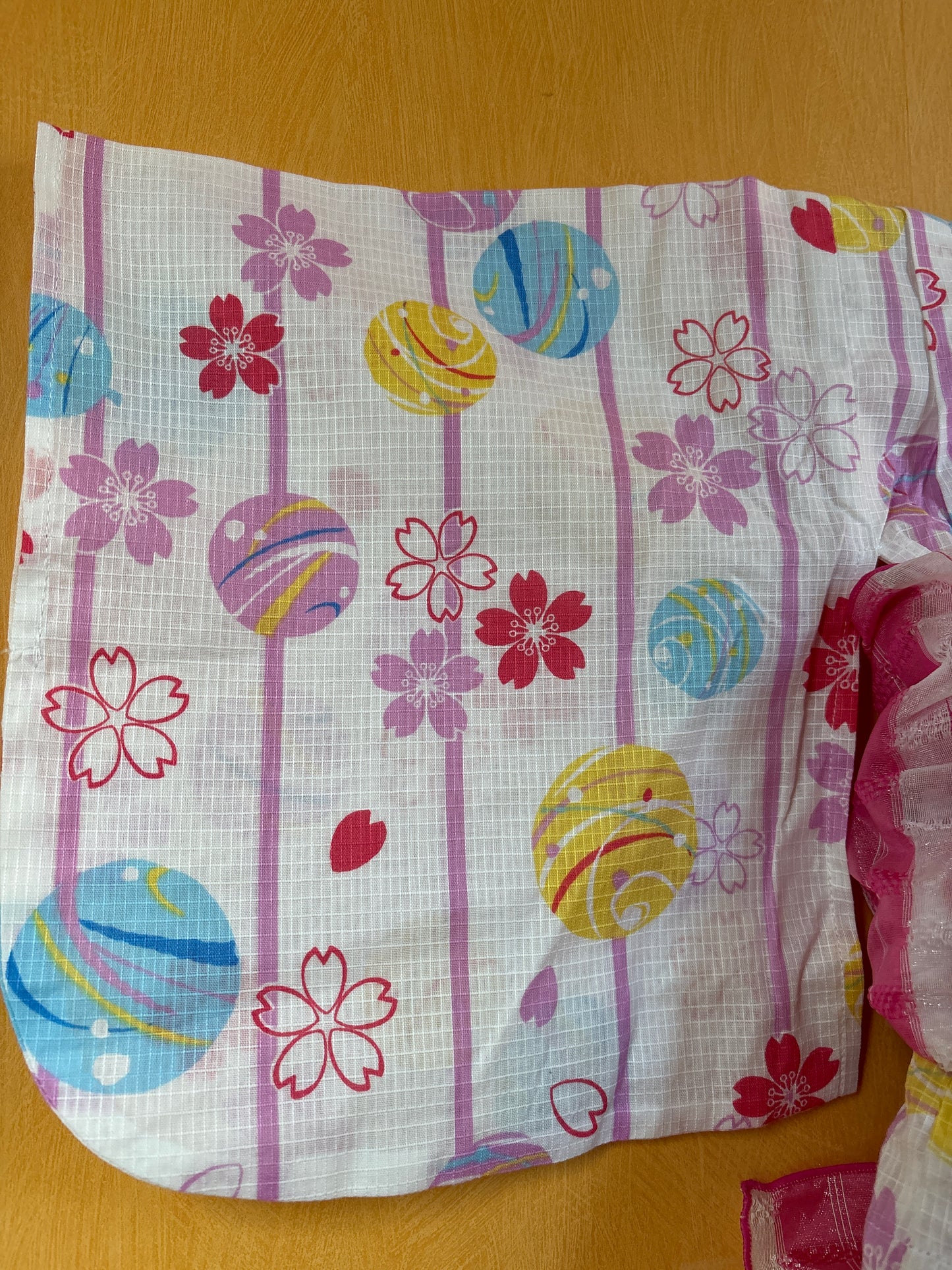 2 ans ★ Robe Yukata pour enfants – style japonais, jupe évasée et ceinture à nœud, parfaite pour l’été 🌸