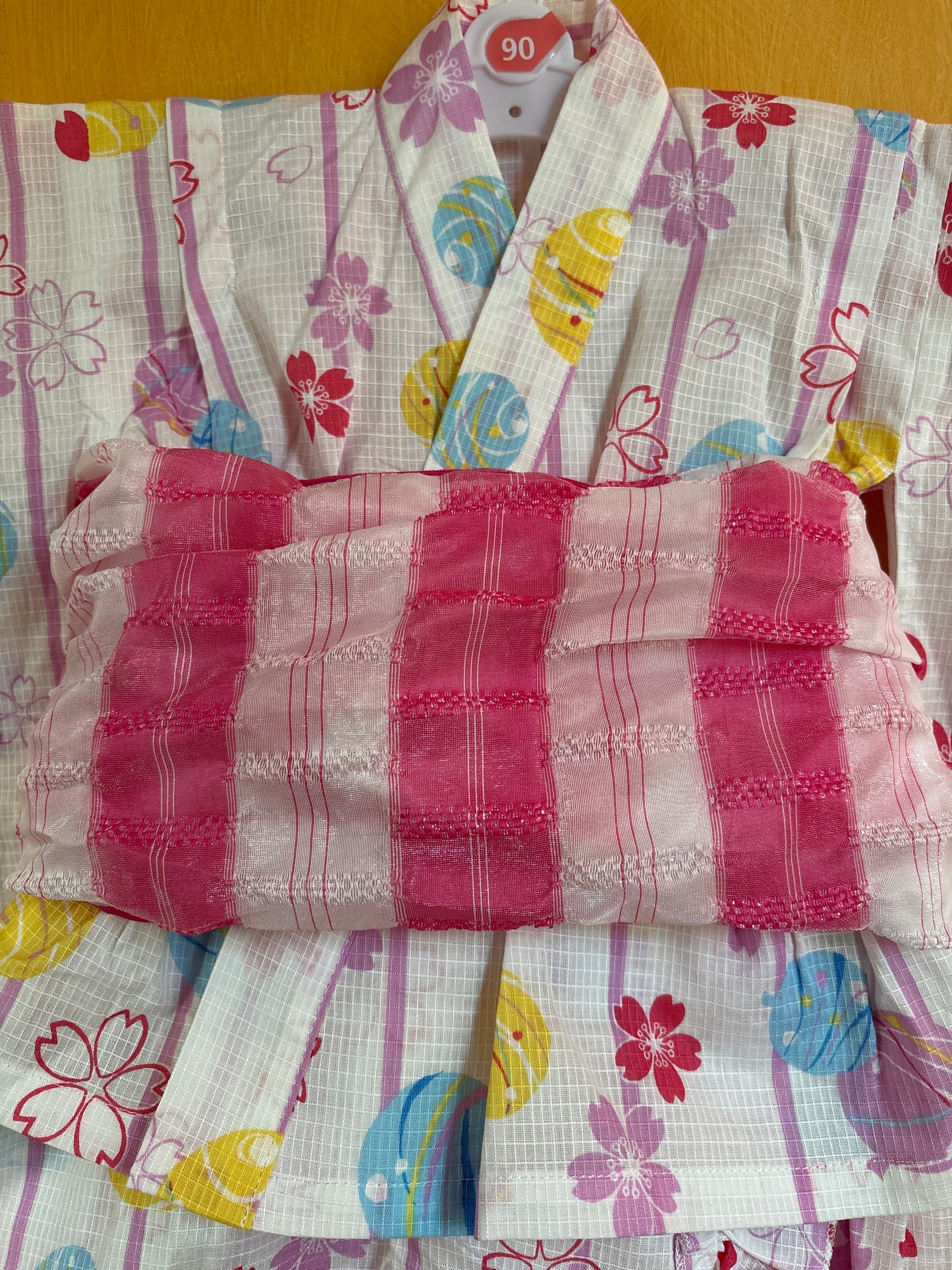 2 ans ★ Robe Yukata pour enfants – style japonais, jupe évasée et ceinture à nœud, parfaite pour l’été 🌸