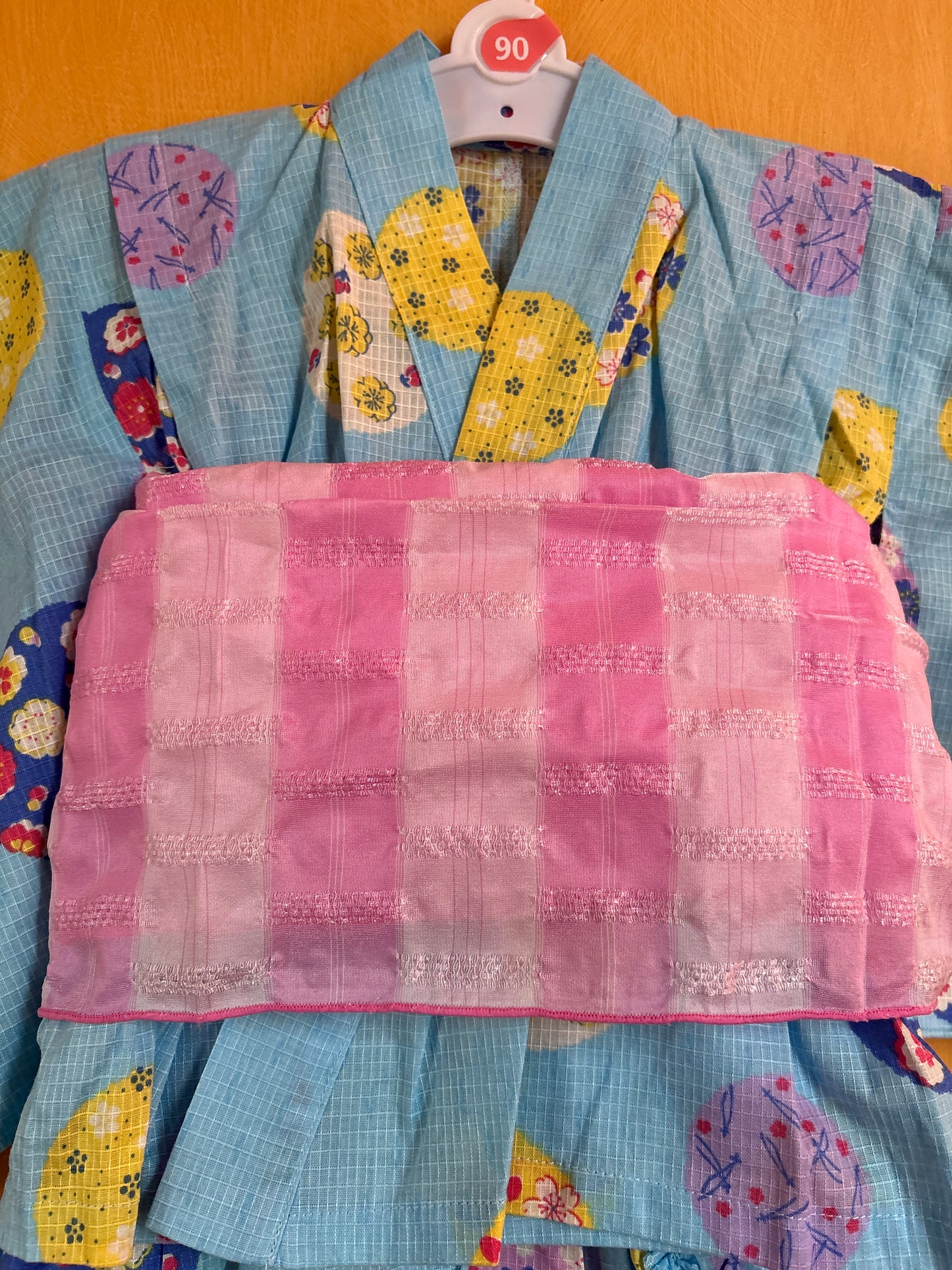 2 ans ★ Robe Yukata pour enfants – style japonais, jupe évasée et ceinture à nœud, parfaite pour l’été 🌸