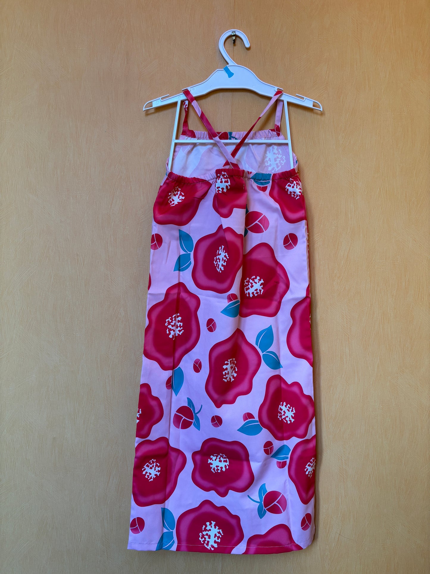 6~7ans ★ Robe yukata fille – Ensemble 3 pièces : robe, veste kimono et ceinture 🎀