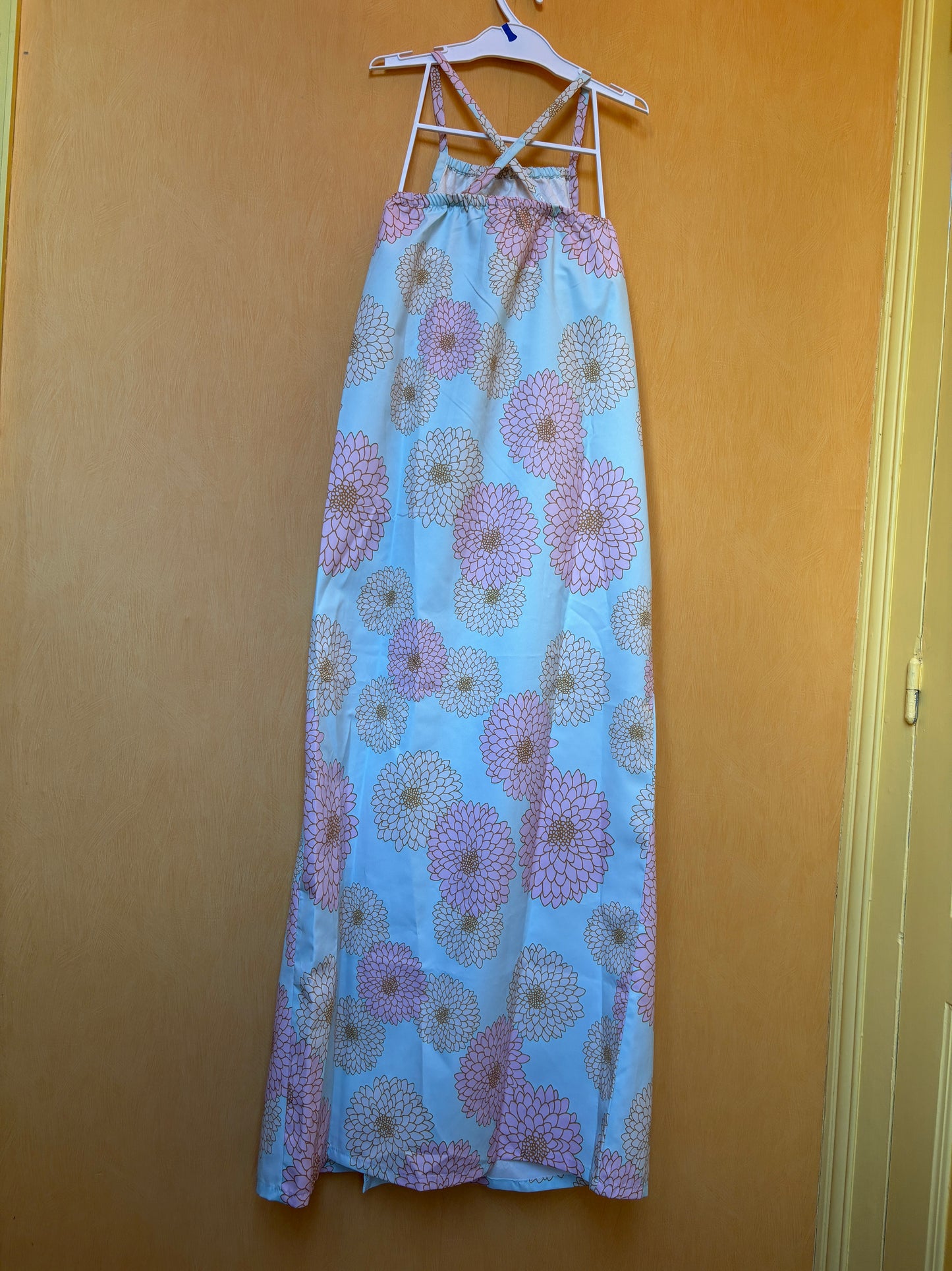 13~15ans ★ Robe yukata fille – Ensemble 3 pièces : robe, veste kimono et ceinture 🎀