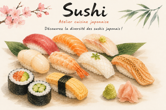 Cours de cuisine - 12 septembre - Sushis 【La Chapelle Saint Ursin】