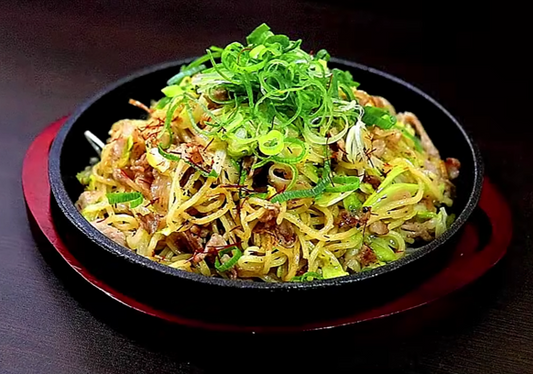 plat japonais - negi shio buta don - porc  salé aux oignons vert